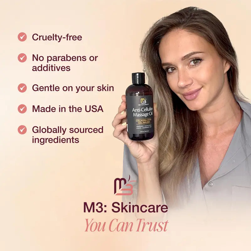 Firm, Smooth & Reduce Cellulite with Collagen Body Massage Oil