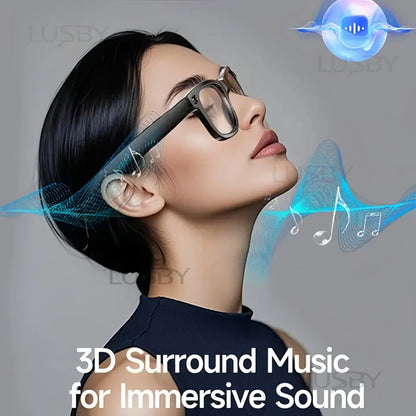 Smart AI Camera Glasses – 4K POV Recording With Translation, Voice AI & Object Recognition
