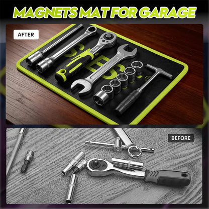 Magnetic Anti-Slip Tool Mat for Mechanics Repair