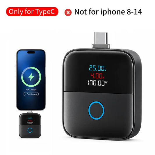 140W Smart Digital Display Fast Charging Power Bank with Auto-Disconnect