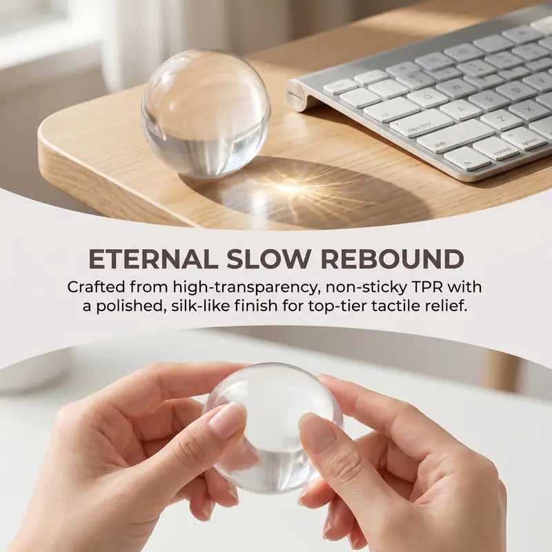 Ultra-Soft No-Rebound Stress Relief Squishy Ball