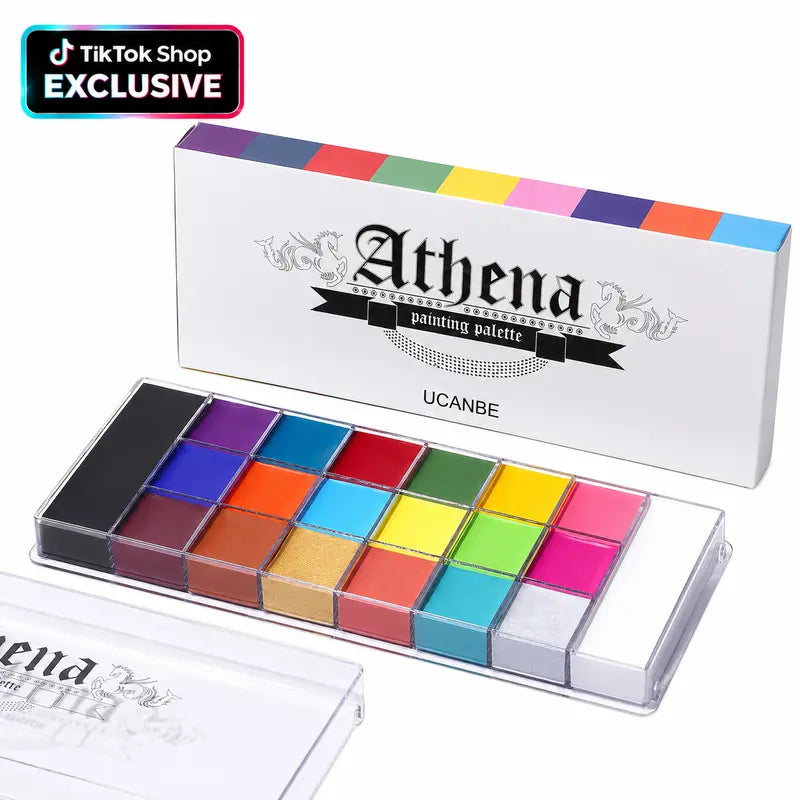 Safe 20-Color Face & Body Paint Palette
