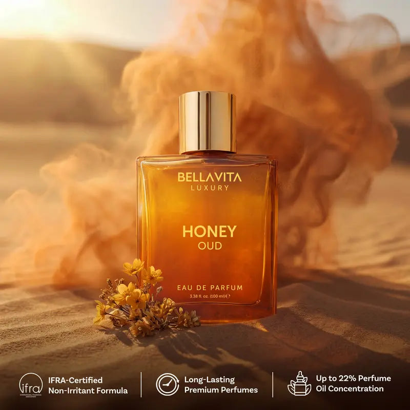 Honey Oud Eau De Parfum – Sweet Honey & Warm Amber Oud For All-Day Unforgettable Impression