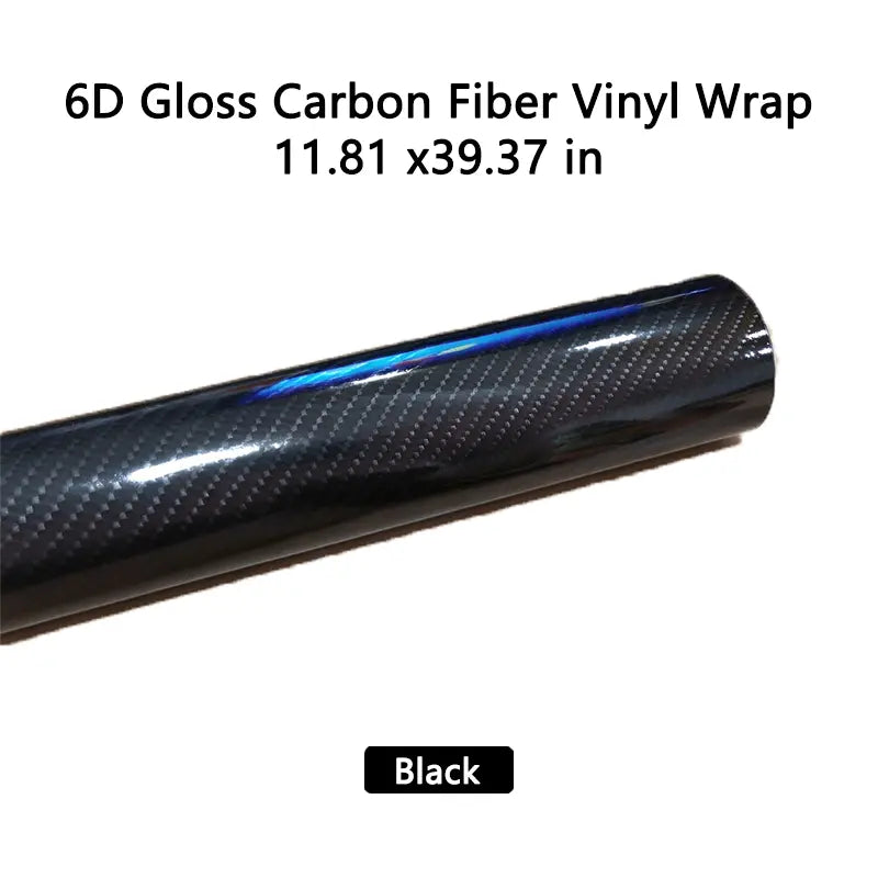 6D Gloss Carbon Fiber Vinyl Wrap Film for Car Interior and Exterior
