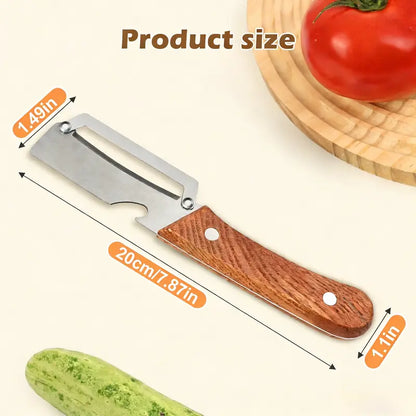 2-in-1 Multi-Functional Stainless Steel Peeler & Bottle Opener