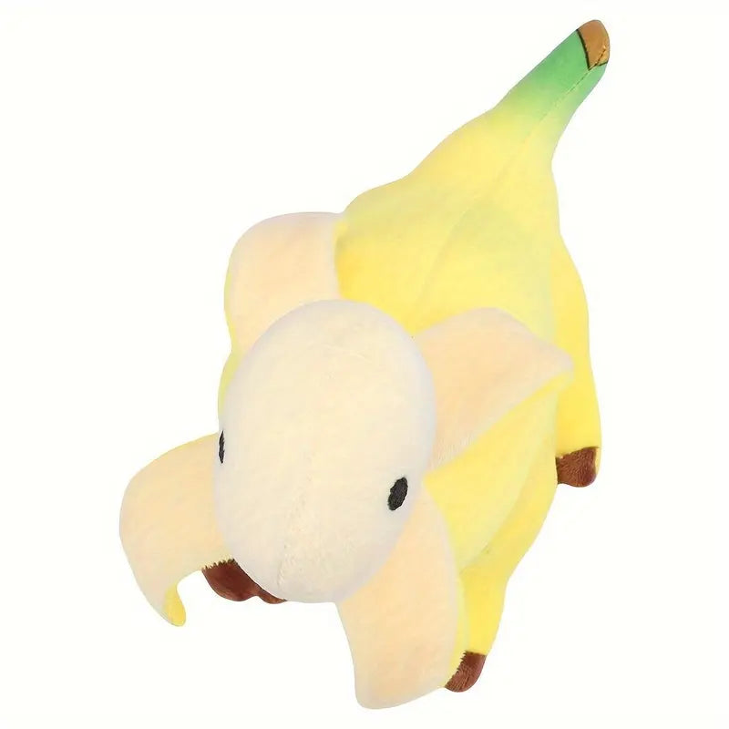 Banana Brontosaurus Plushie Toy for Cuddles & Decor