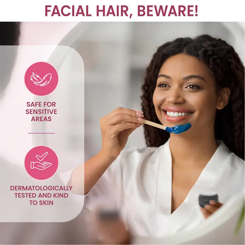 On-The-Go Facial Wax Kit For Painless & Smooth Touch-Ups