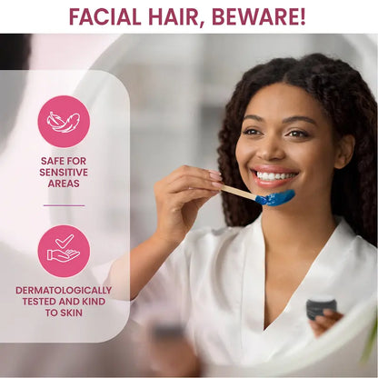 On-The-Go Facial Wax Kit For Painless & Smooth Touch-Ups