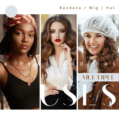 Secure Your Wig All Day With Non-Slip Breathable Velvet Grip Band