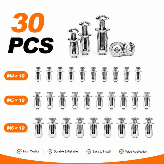 Heavy-Duty Petal Rivet Nut Set for Secure Sheet Metal Mounting