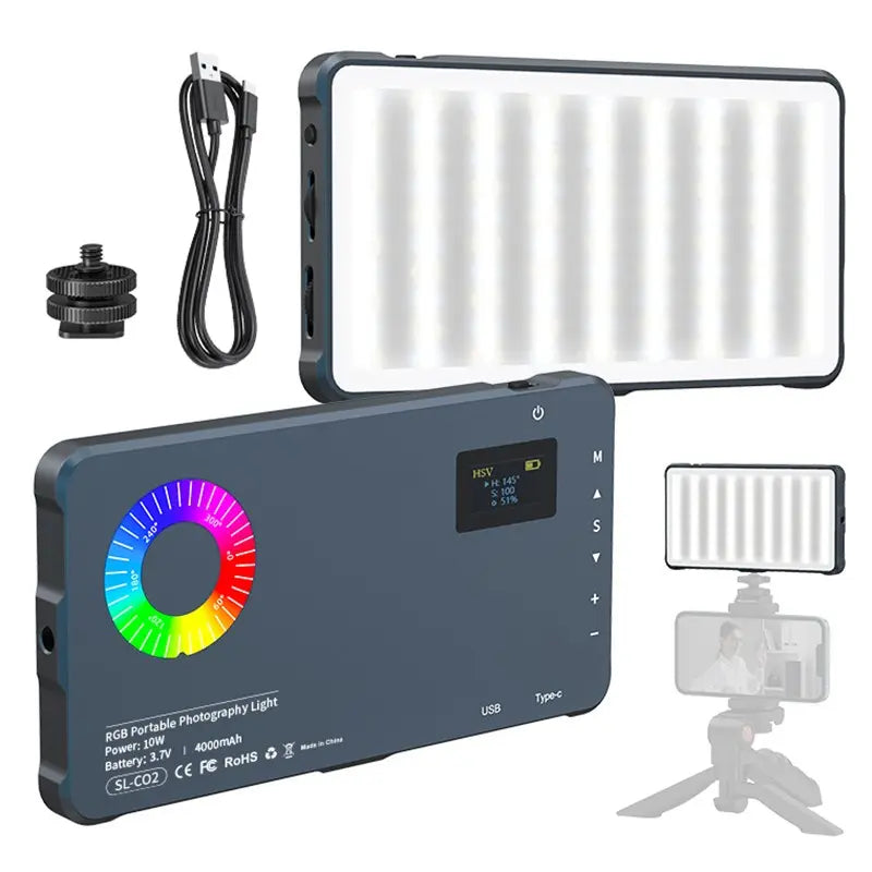 RGB Portable Full-Color LED Video Light
