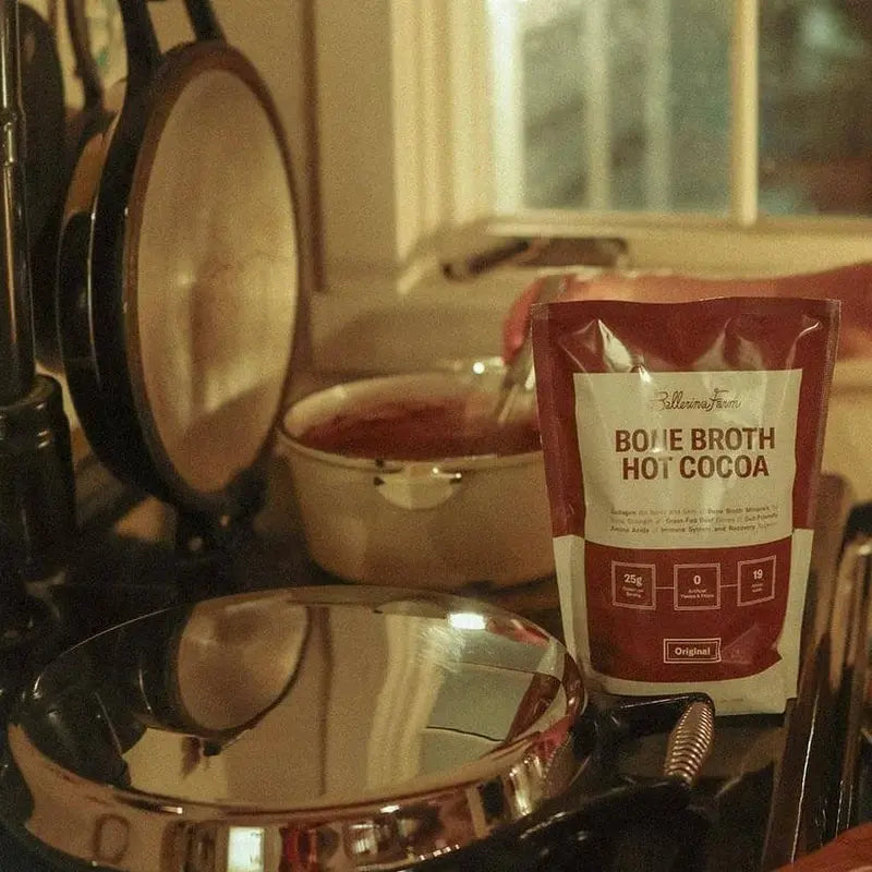 Indulge in Rich Hot Cocoa Powered by 25g Bone Broth Protein & Collagen