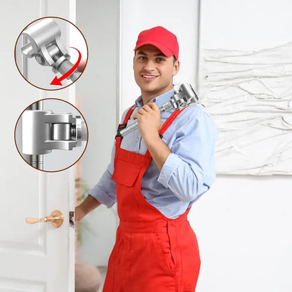Adjustable Heavy Duty Steel Door Hinge Alignment Wrench Tool