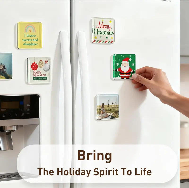 Crystal-Clear Acrylic Magnetic Photo Frames