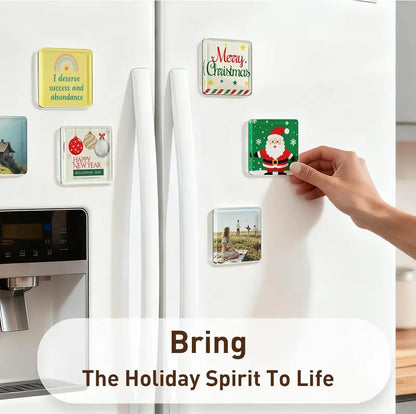 Crystal-Clear Acrylic Magnetic Photo Frames