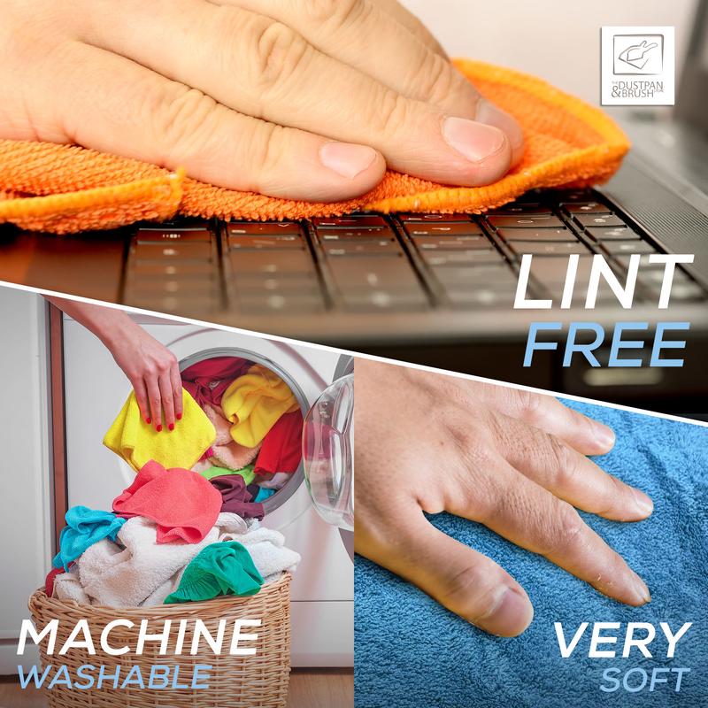Ultimate 40x40cm Ultra-Absorbent Microfibre Cleaning Cloths Set