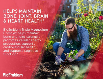 Triple Magnesium Complex for Calm Nights, Relaxed Muscles & Daily Energy Support