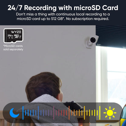 24/7 Live 1080p Smart Security Camera with Color Night Vision & Instant Spotlight