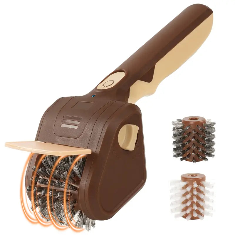 Electric BBQ Grill Brush Cordless Rechargeable Grill Cleaner