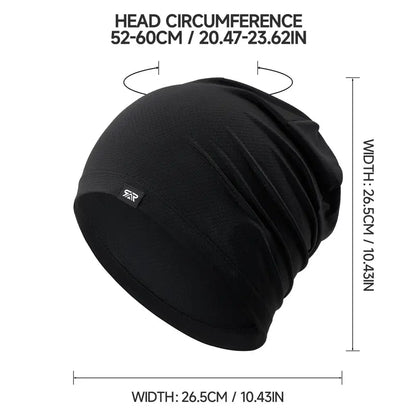 Cooling Breathable Skull Cap Sweat-Wicking Helmet Liner Beanie