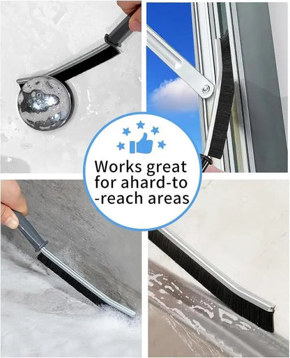 Ultra Fine Crevice Brush For Deep Tile Grout And Gap Scrubbing