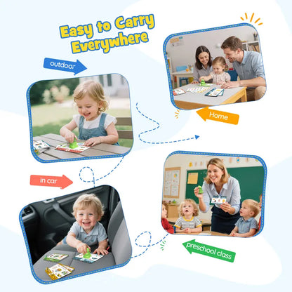 Master 592 Words Fast with Interactive Dinosaur Scanner & Real-Object Learning Stickers