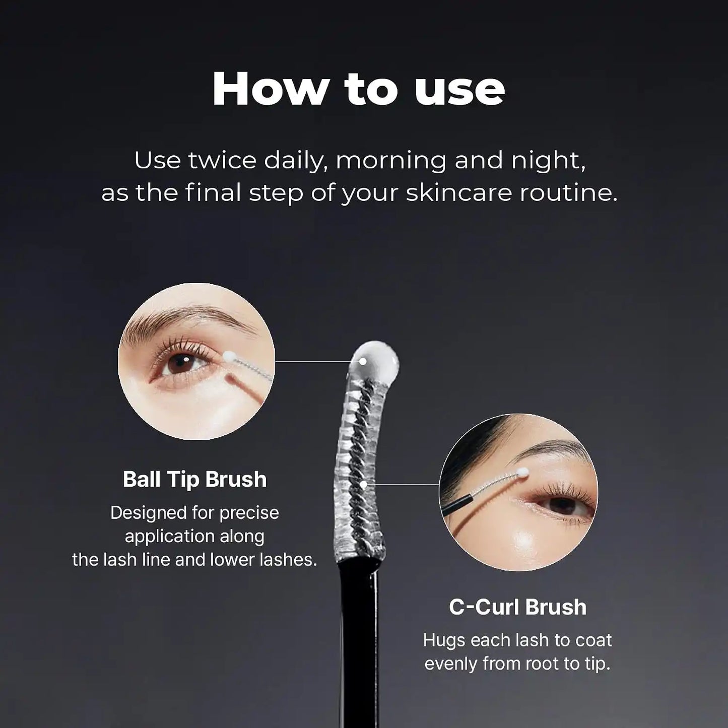 Achieve Noticeably Fuller Lashes Fast with Gentle Nourishing Eyelash Growth Serum Every Day