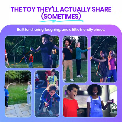 String Shooter Toy – Retractable UV Glow Engine For Mesmerizing Floating Magic