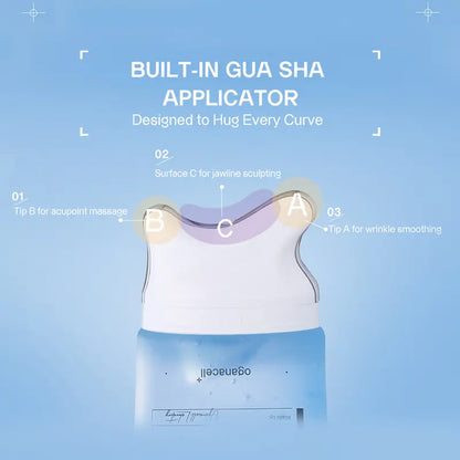 Sculpt Jawline & Firm Skin with Built-In Gua Sha Peptide Cream