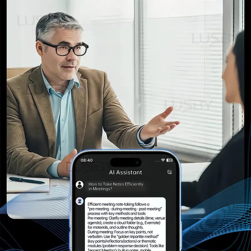 Smart AI Camera Glasses – 4K POV Recording With Translation, Voice AI & Object Recognition