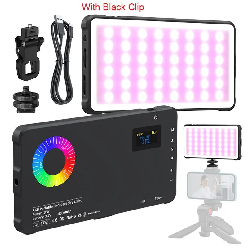 RGB Portable Full-Color LED Video Light