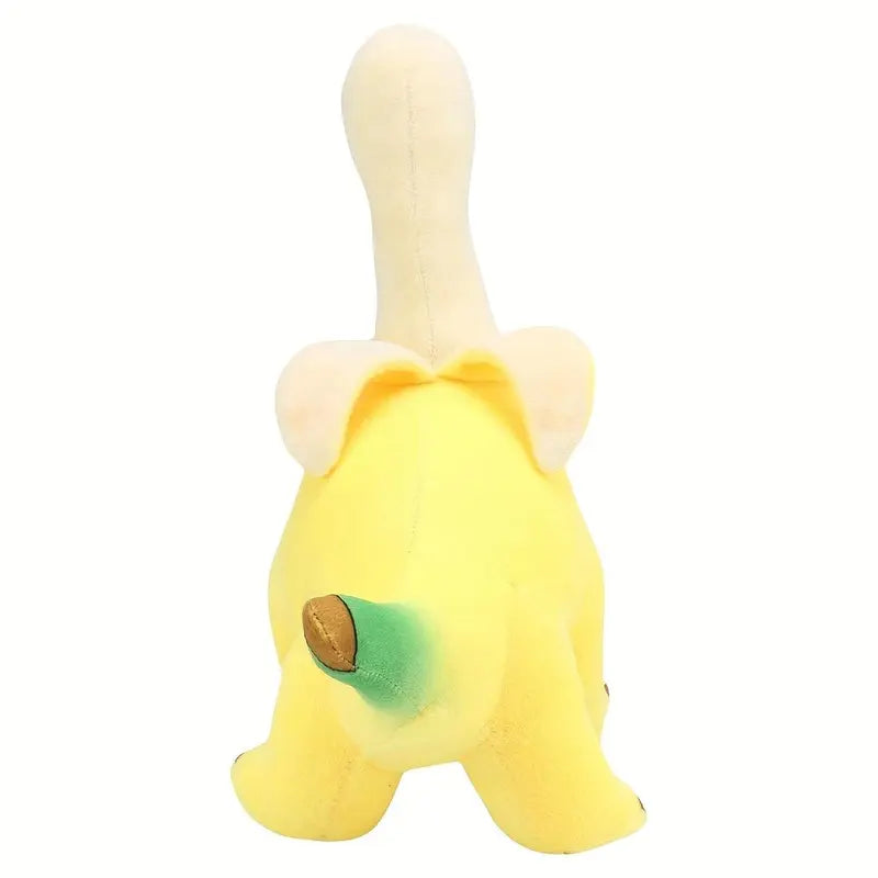 Banana Brontosaurus Plushie Toy for Cuddles & Decor