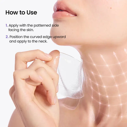 Collagen Peptide Hydrogel Wrinkle Smoothing Neck Patch
