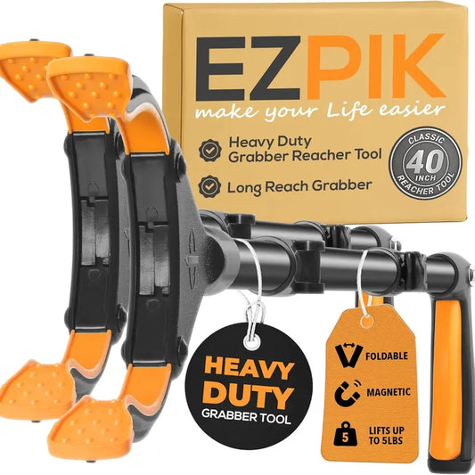 40" Heavy-Duty Foldable Grabber Reacher Tool for Effortless Pickup
