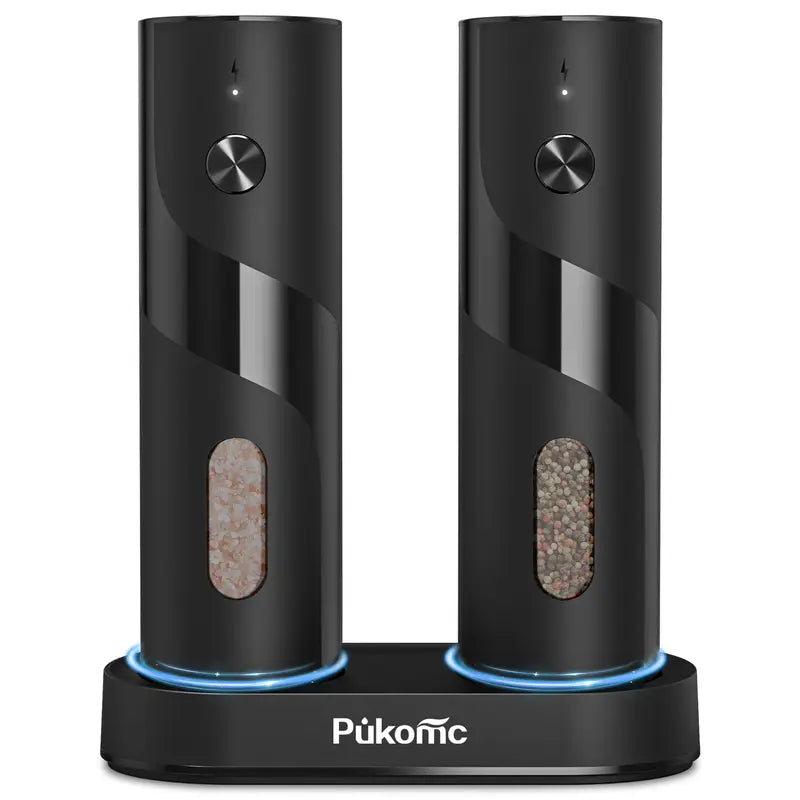 Rechargeable Electric Salt and Pepper Grinder Set