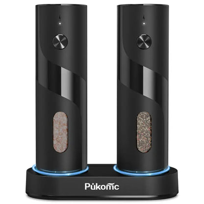 Rechargeable Electric Salt and Pepper Grinder Set