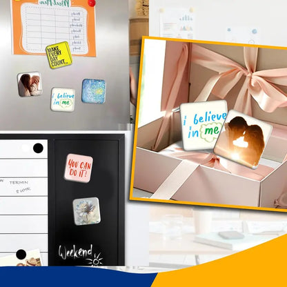 Crystal-Clear Acrylic Magnetic Photo Frames