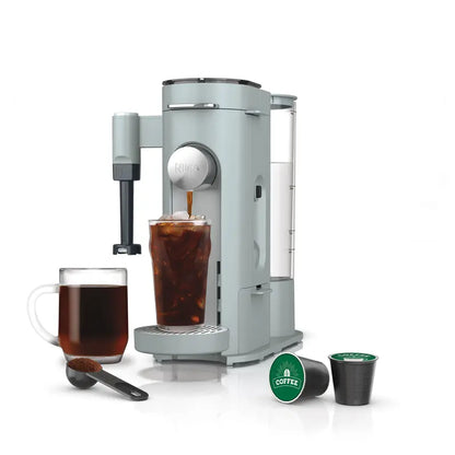 Single-Serve Pods & Grounds Specialty Coffee Maker with Milk Frother