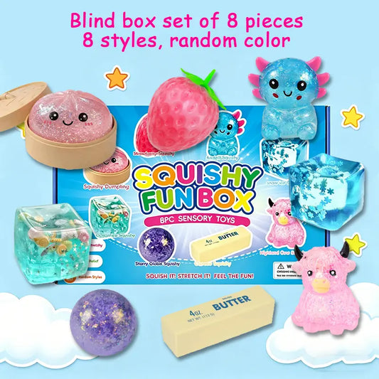 Squishy Sensory Toys – Malt Sugar Stretch Tech For Instant Stress Relief