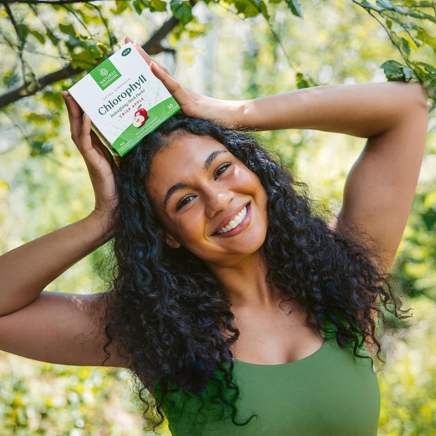 Extra Strength Chlorophyll Lime Twist Stick Packs for Daily Detox Support