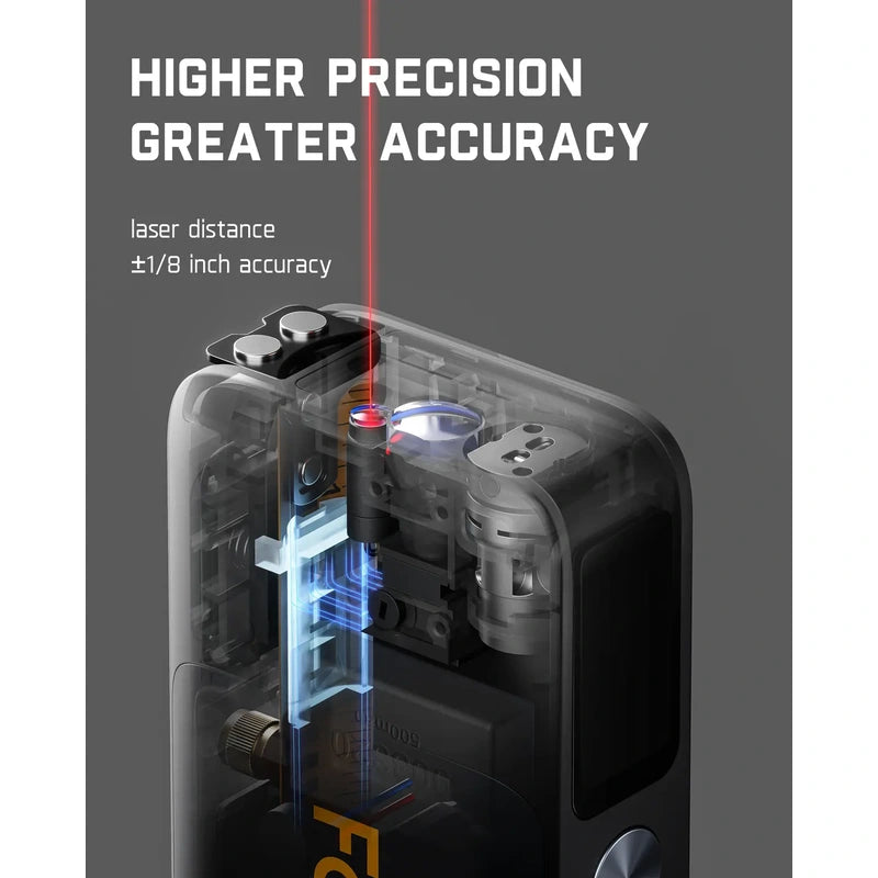 Digital Laser Tape – 2-in-1 Dual Measurement For Instant Extreme Precision