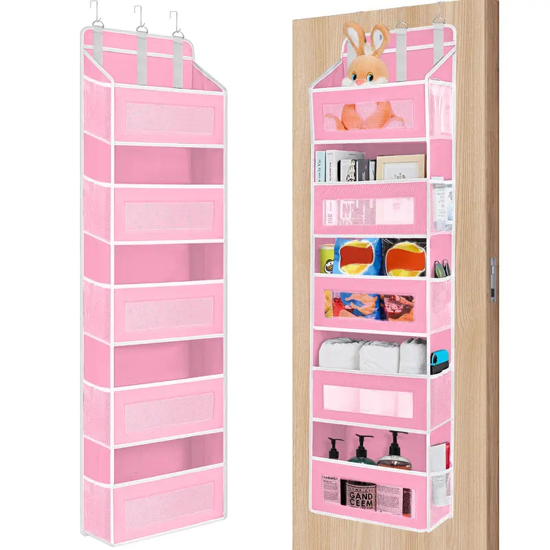 Over-The-Door Organizer – 6-Tier Anti-Tilt Design For 44 lb Heavy-Duty Storage