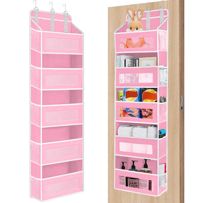 Over-The-Door Organizer – 6-Tier Anti-Tilt Design For 44 lb Heavy-Duty Storage