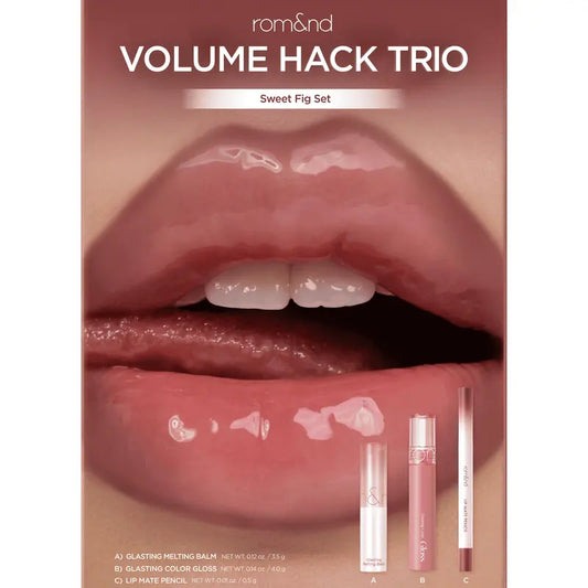 Achieve Instant 3D Fuller Lips: The Ultimate 3-Step Volume Hack Lip Makeup Set