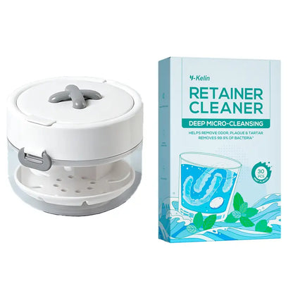 Buy Cleaning Case, Get Free Tablets for Fresh Odor-Free Aligners Daily